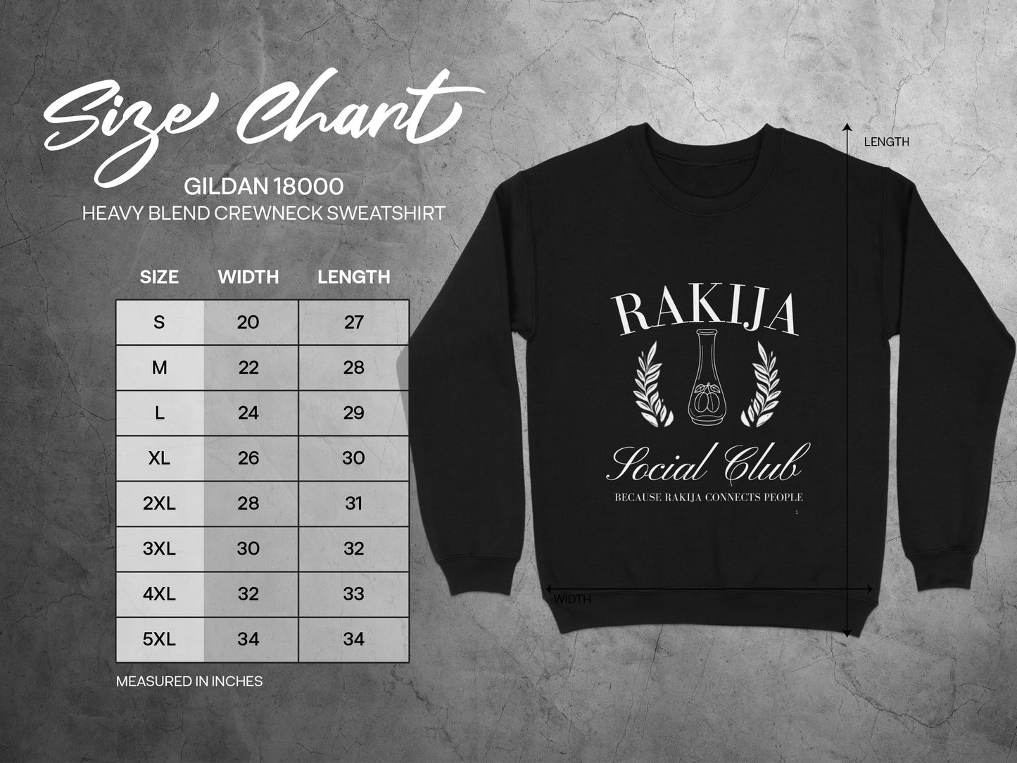 Rakija Social Club Crewneck Sweatshirt product