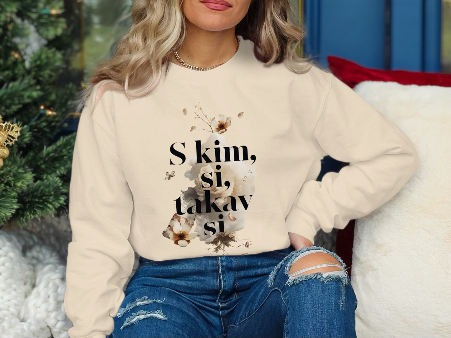 S kim si takav si graphic sweatshirt product