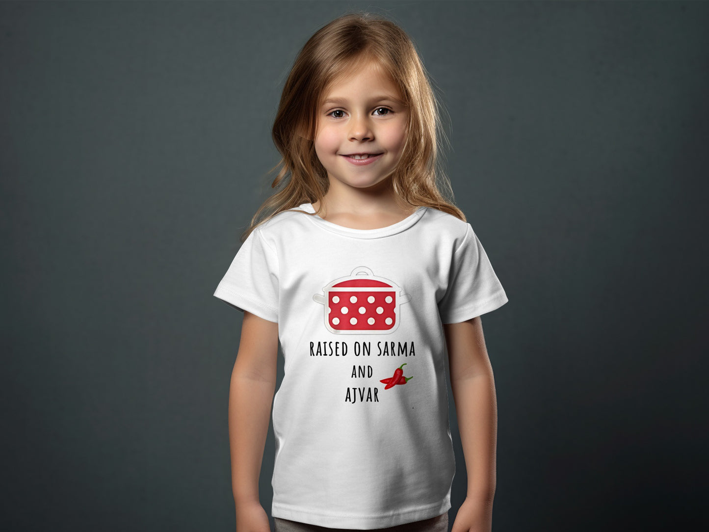 Raised on Sarma and Ajvar Graphic T-Shirt product