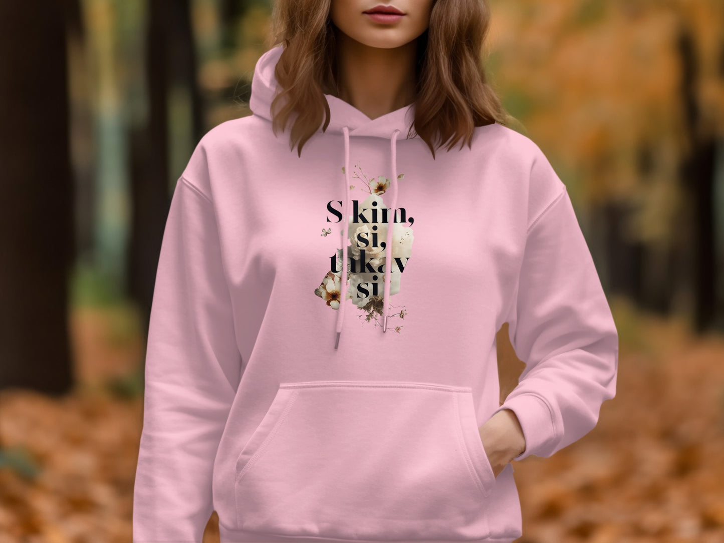S kim si tako si printed design hoodie product