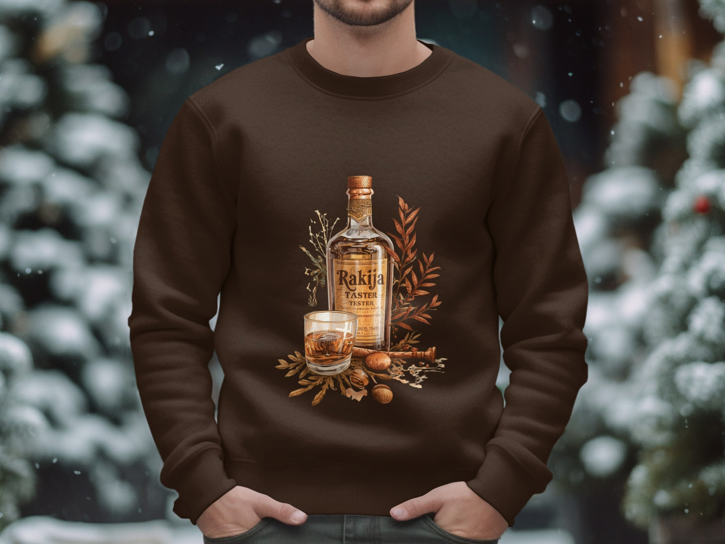 Rakija Taster Festive Design Sweatshirt product