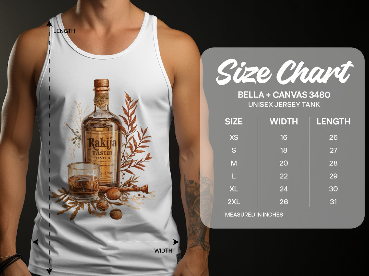Rakija Taster Unisex Jersey Tank captivating product type