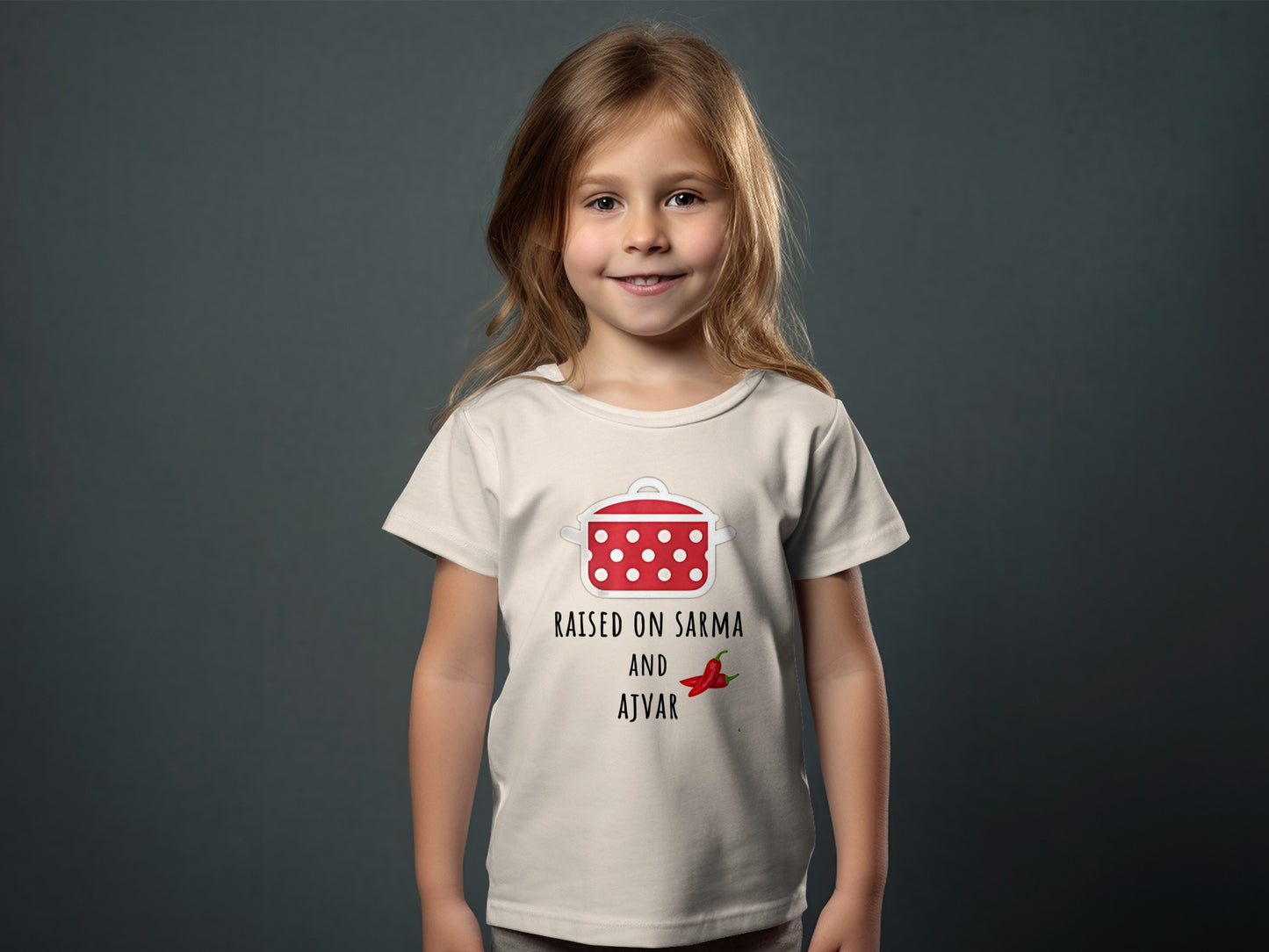 Raised on Sarma and Ajvar Graphic Tee product