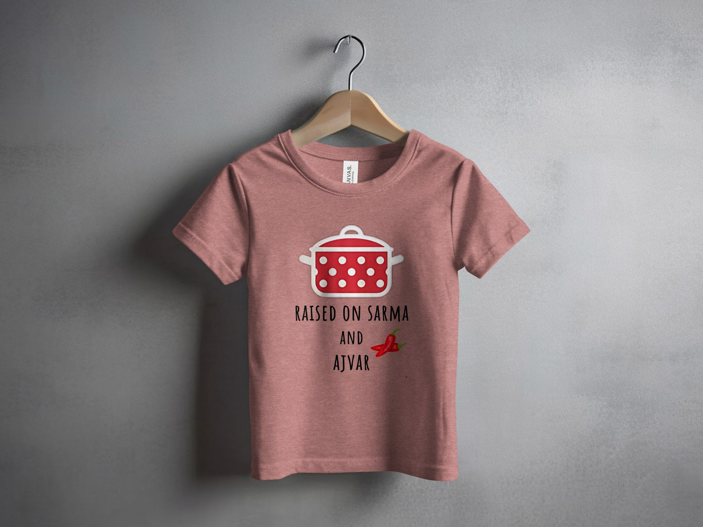 Raised on Sarma and Ajvar Graphic Tee product