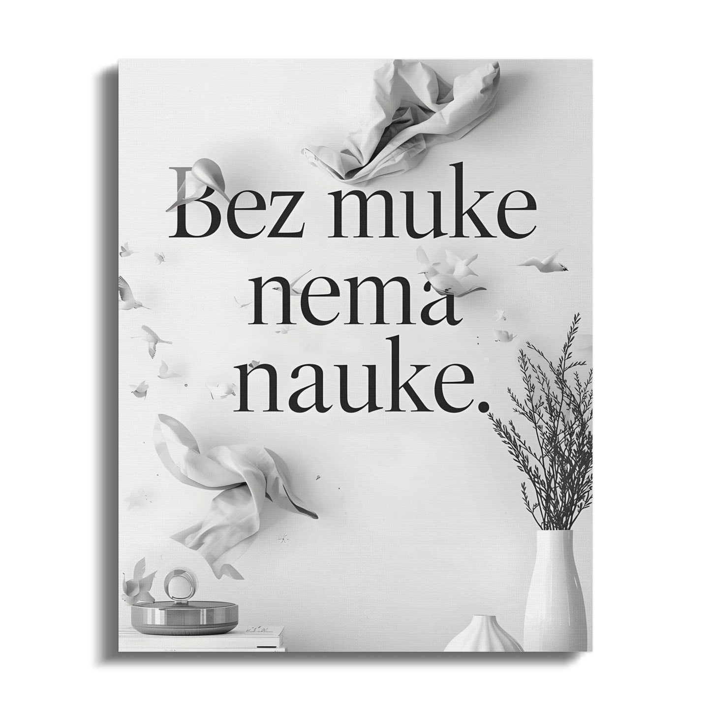 Inspirational Solid Color Wall Decor Art Product