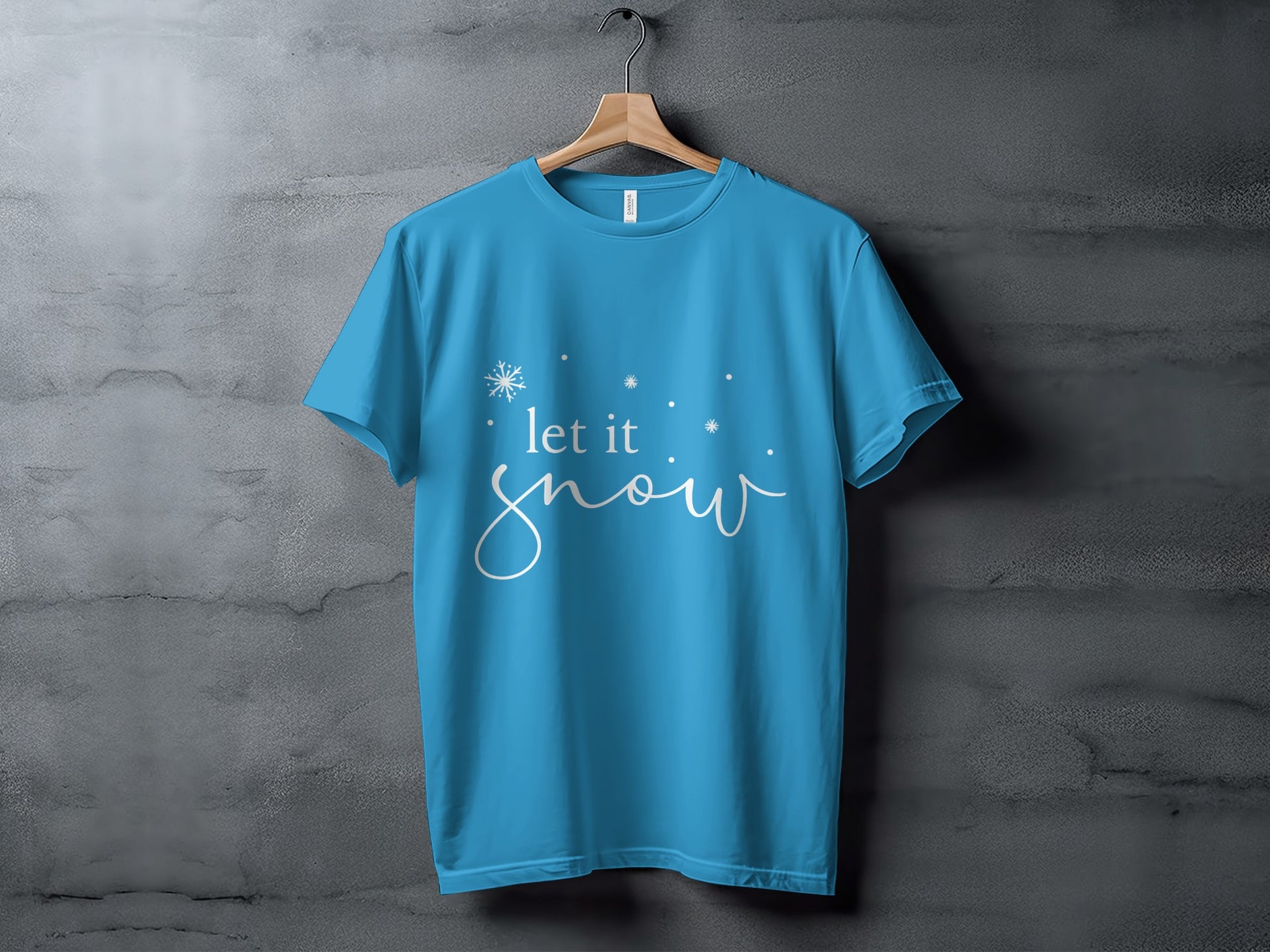 Let It Snow Apparel with Snowflake Design