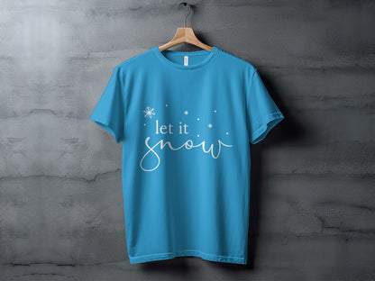 Let It Snow Apparel with Snowflake Design