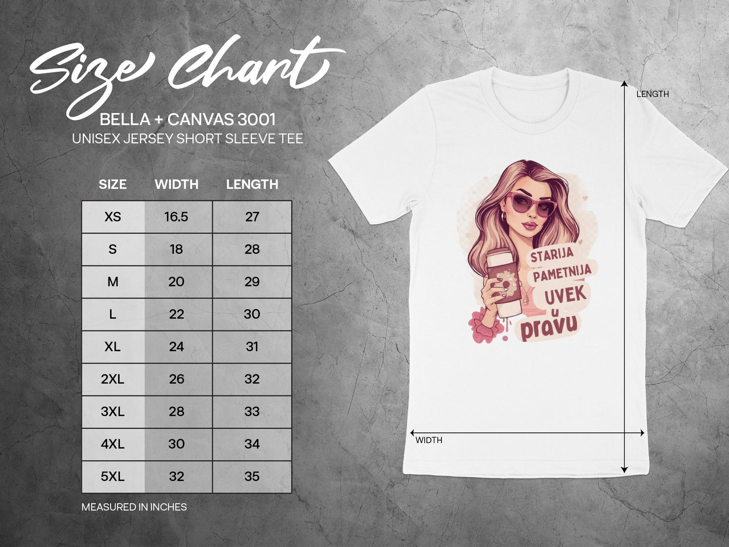 Starija Pametnija Uvek U Pravu Graphic Tee