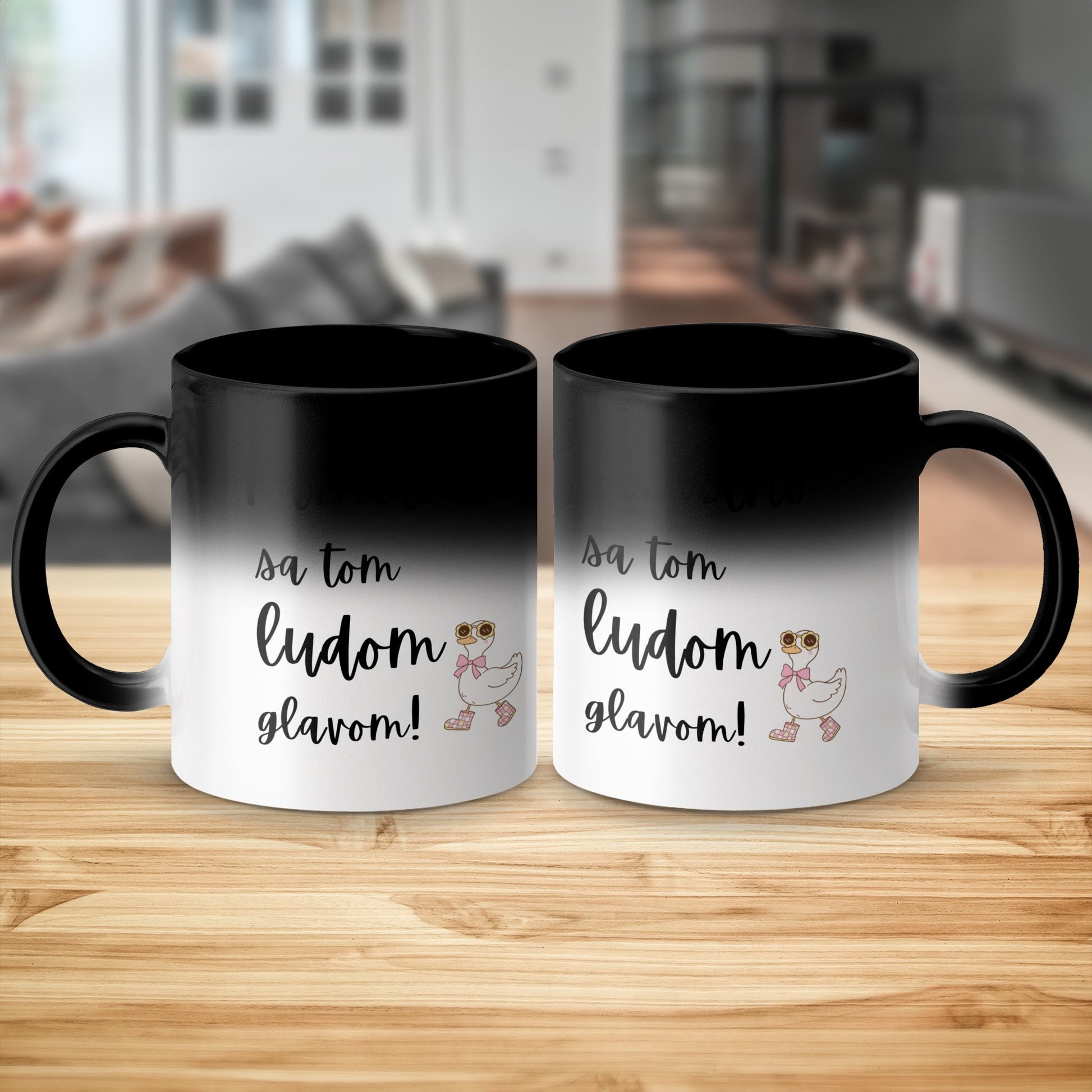 Sa Tom Ludom Glavom Funny Quote Mug for Coffee Lovers