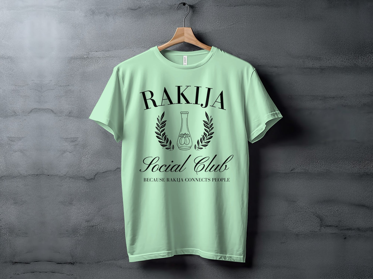 Rakija Social Club Because Rakija Connects People Tshirt