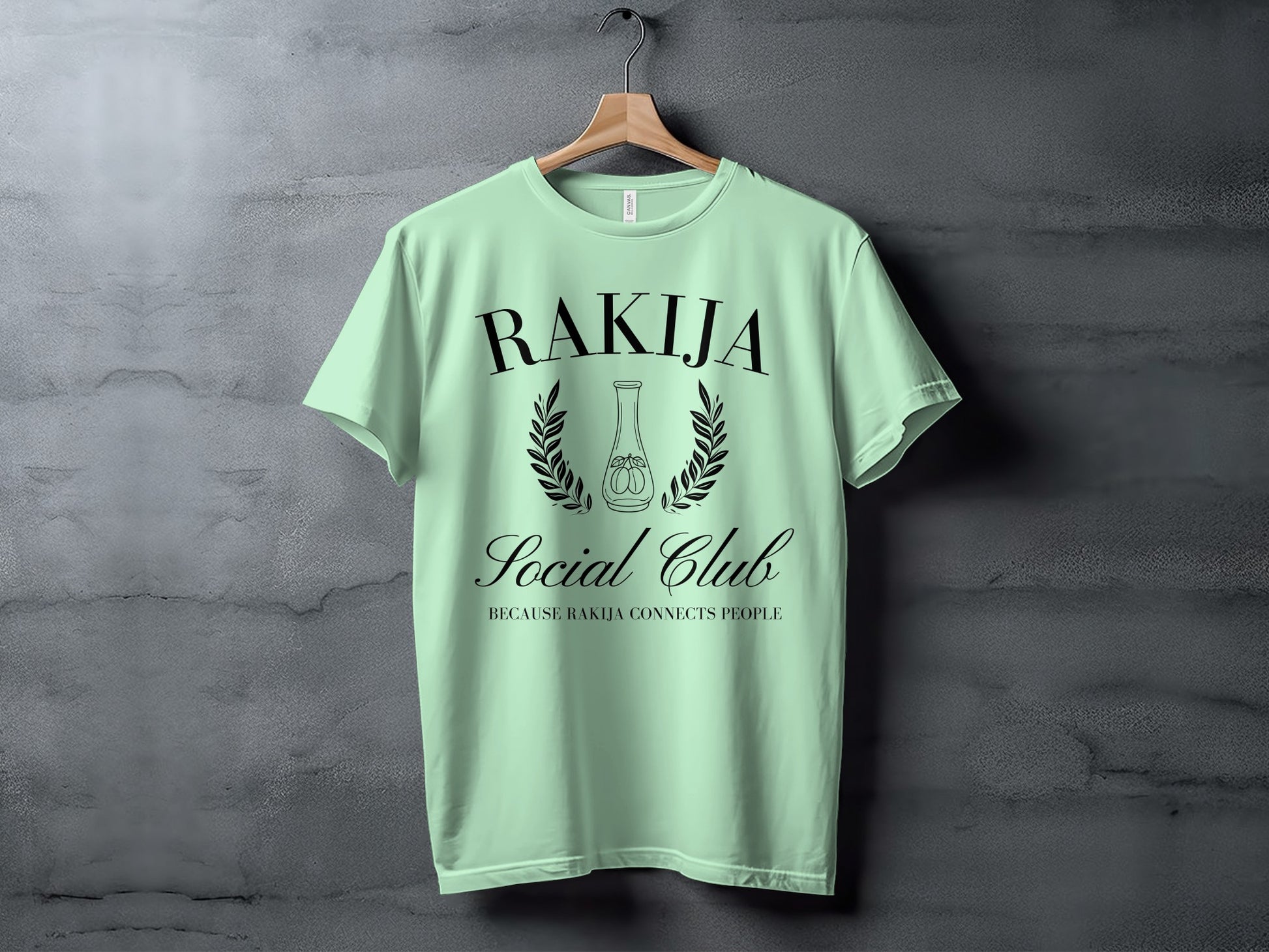 Rakija Social Club Because Rakija Connects People Tshirt