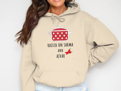 Raised on Sarma and Ajvar Hoodie product