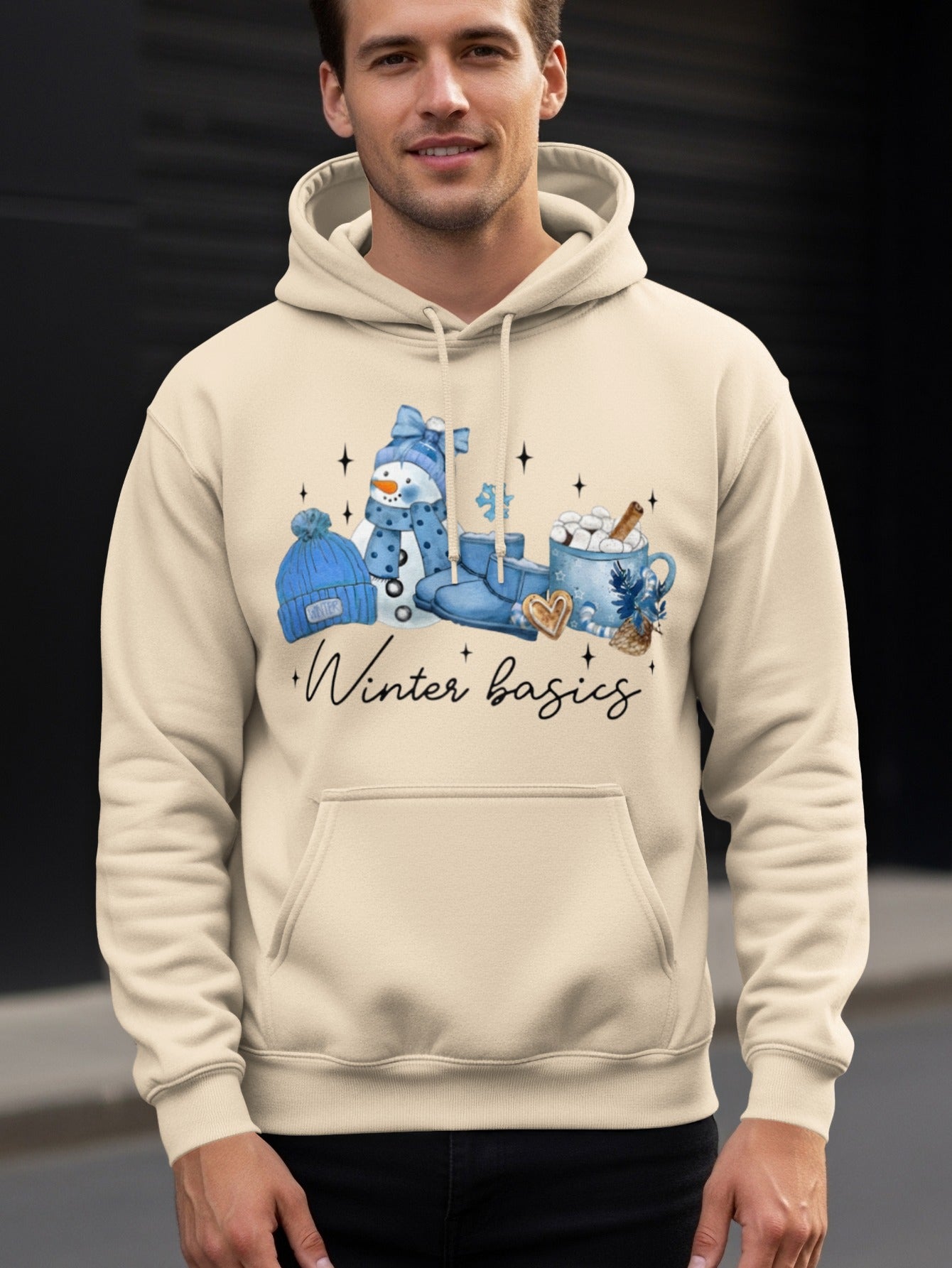 Cozy Winter Basics Illustrated Hoodie