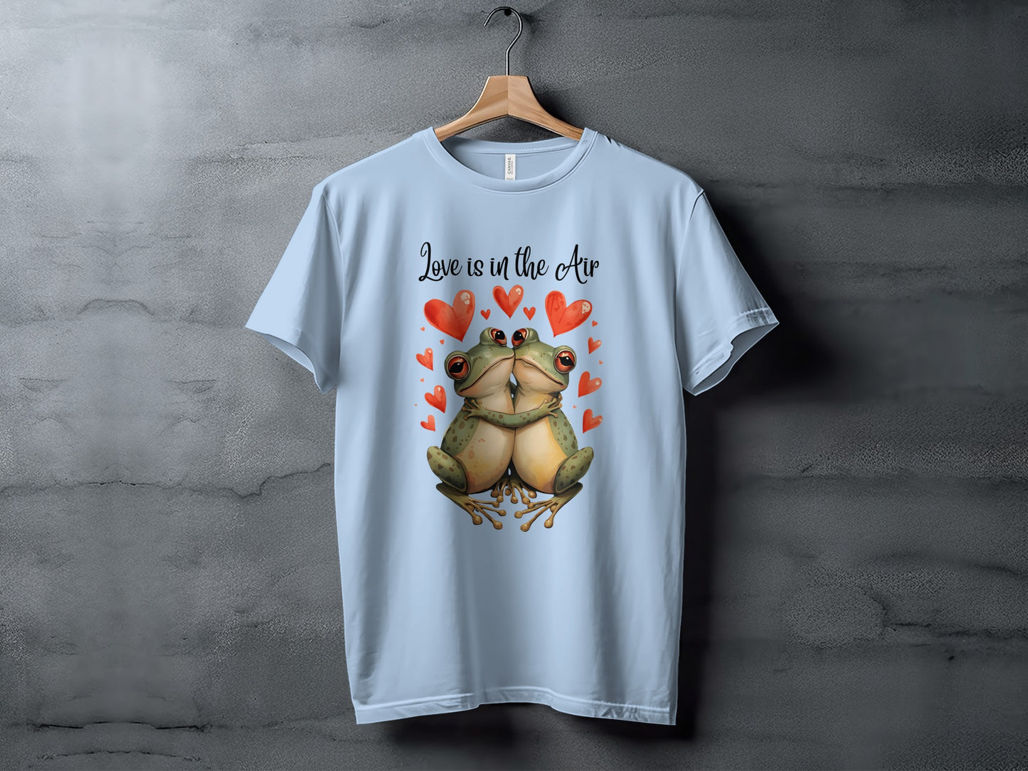 Love is in the Air Cute Frog Hearts T-shirt