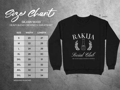 Rakija Social Club Crewneck Sweatshirt product