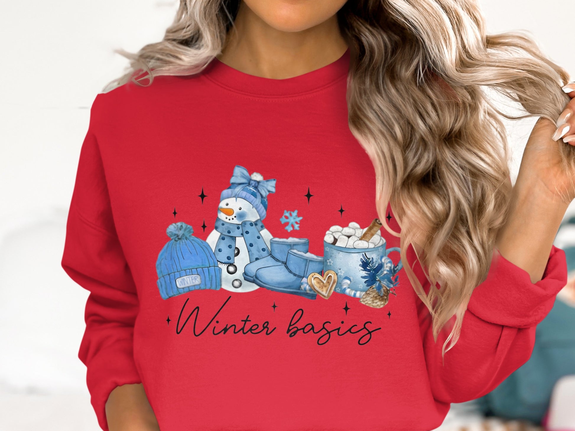 Cozy Winter Basics Graphic Sweatshirt Product