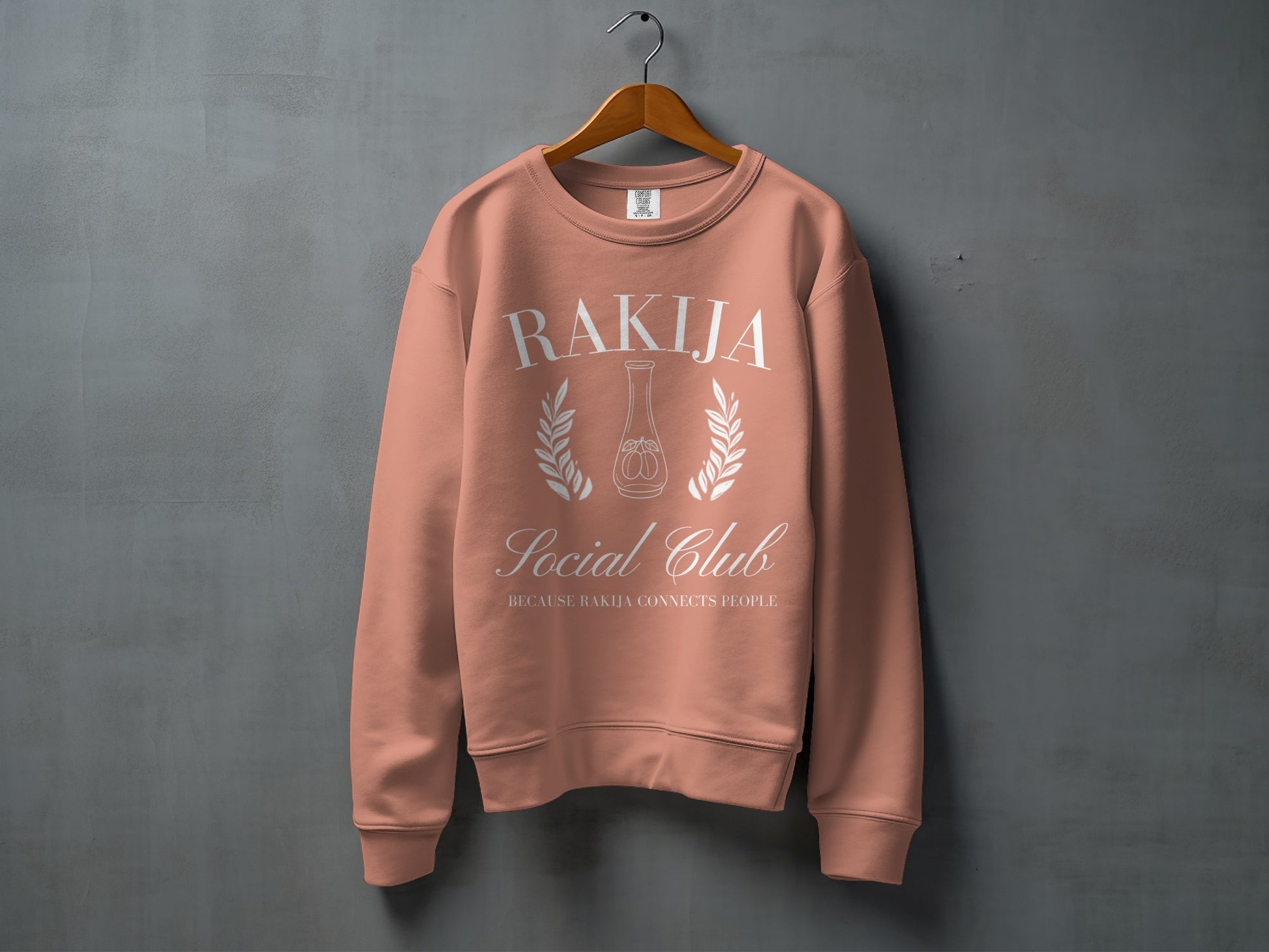 RAKIJA Social Club Because Rakija Connects People Apparel