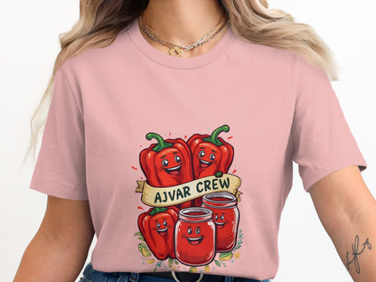 Ajvar Crew Red Pepper Cartoon Graphic T-Shirt product