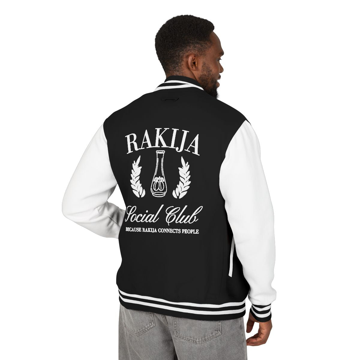 Rakija Social Club Black and White Jacket Product