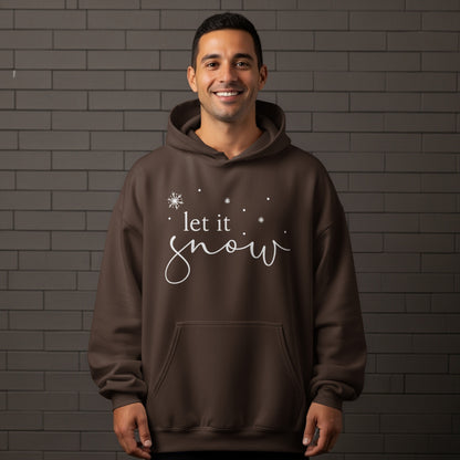 Cozy Let It Snow Hoodie with Holiday Design