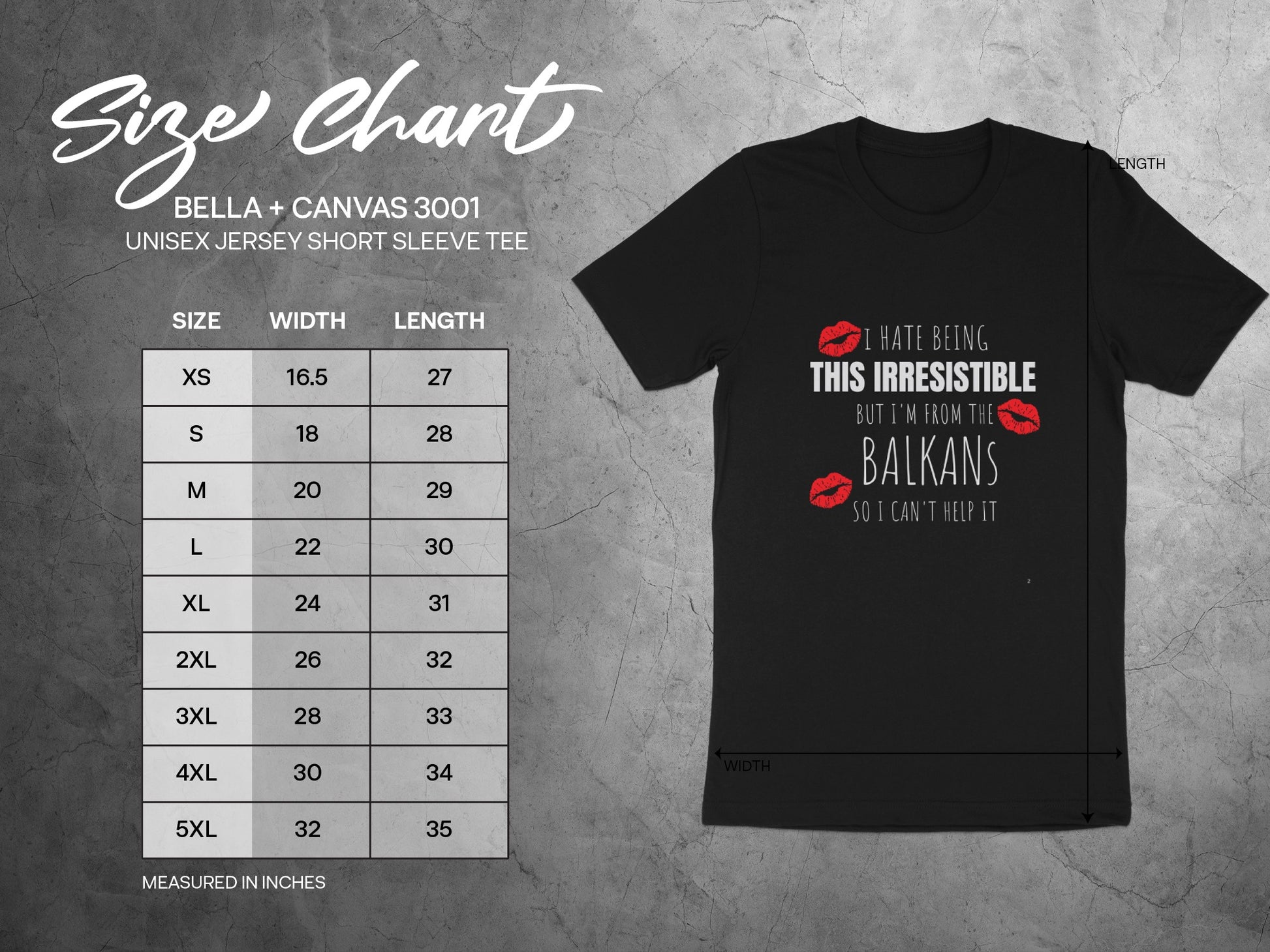 Irresistible Balkans Themed Short Sleeve Tee product type