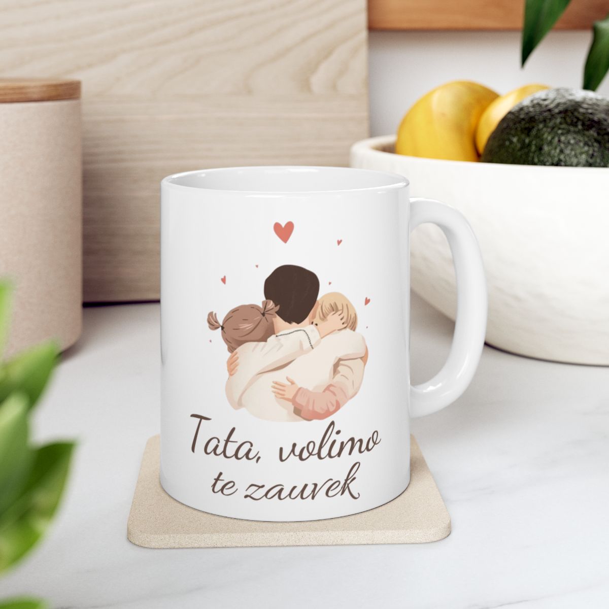 Tata Volimo Te Zauvek Heartwarming Mug Gift