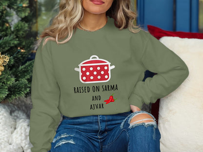 Raised On Sarma And Ajvar Sweatshirt product type