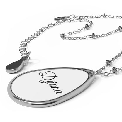 Customized Teardrop Pendant with Personalized Name