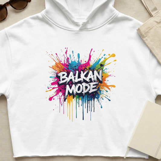 Balkan Mode Colorful Paint Splatter Design Hoodie product type