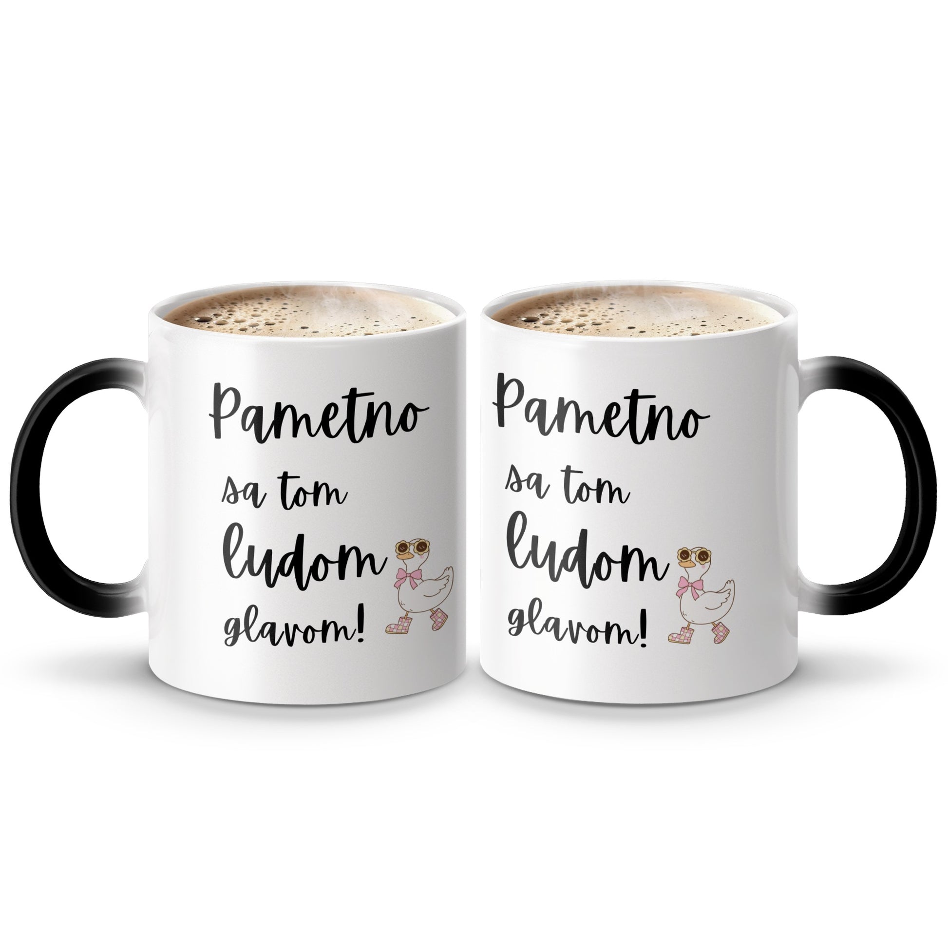 Pametno Sa Tom Ludom Glavom Fun Coffee Mug