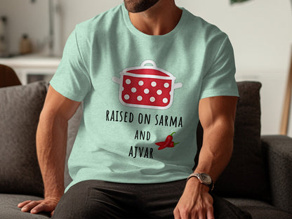 Raised on Sarma and Ajvar Graphic Tee product