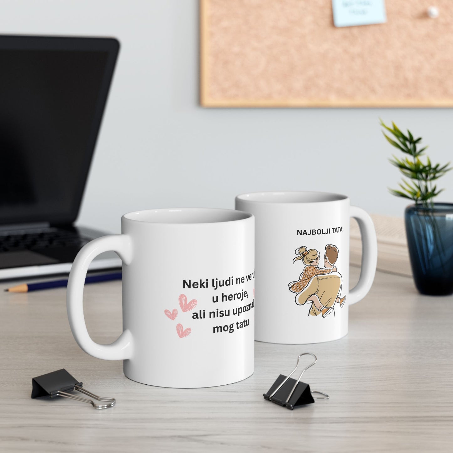 Moj Tata Je Heroj-Od Cerke | My Dad Is A Hero-From Daughter Mug