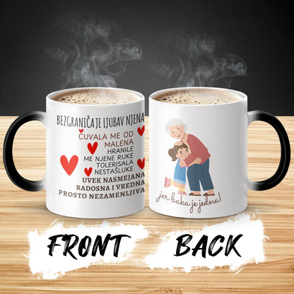 Heartfelt Grandmother and Child Mug Gift for Grandma