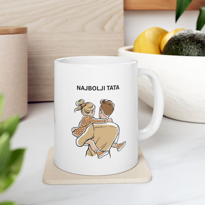 Moj Tata Je Heroj-Od Cerke | My Dad Is A Hero-From Daughter Mug