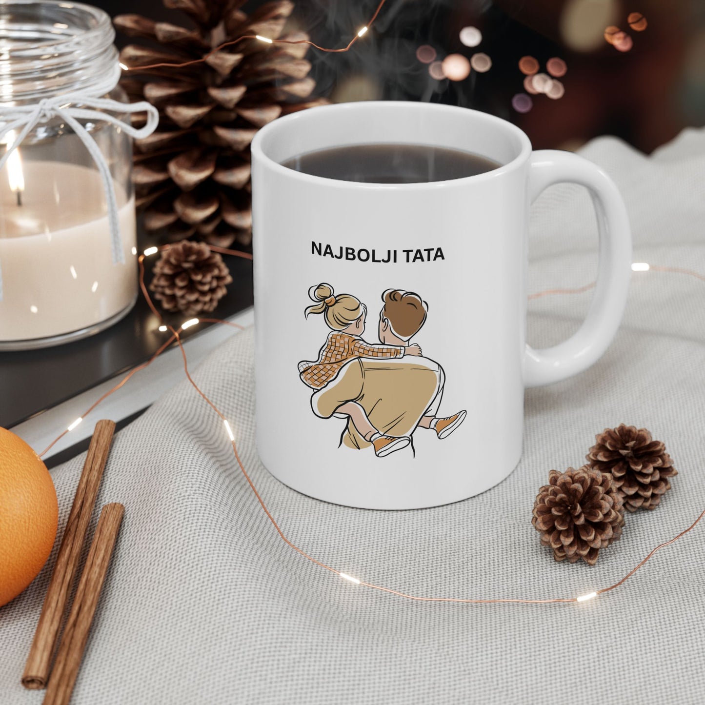 Moj Tata Je Heroj-Od Cerke | My Dad Is A Hero-From Daughter Mug