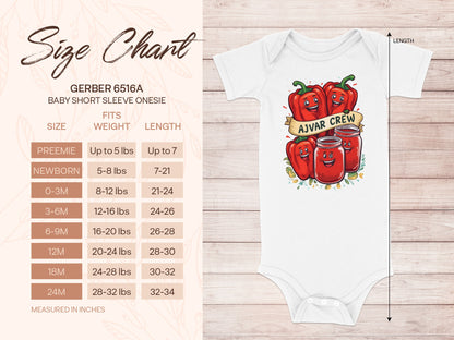 Avjar Crew Baby Short Sleeve Onesie product