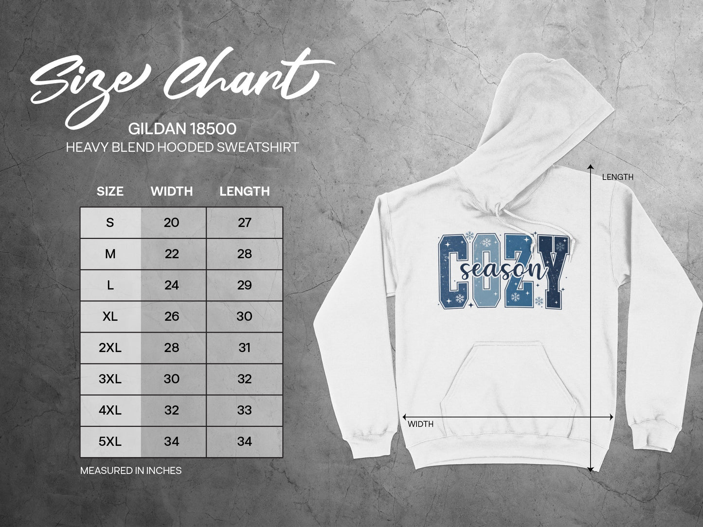 Cozy Season Heavy Blend Hooded Sweatshirt