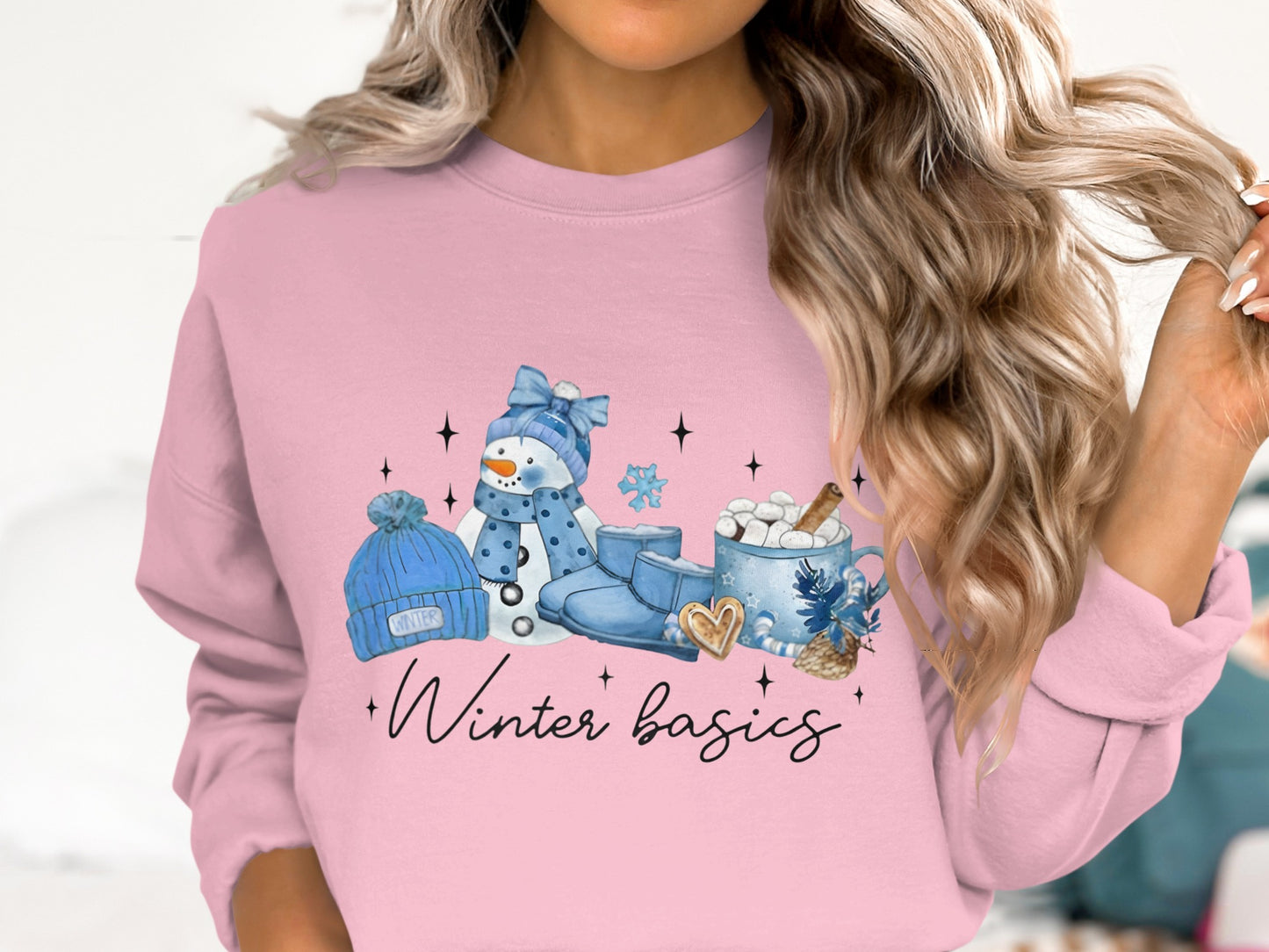 Cute Winter Basics Themed Cozy Fashion Apparel