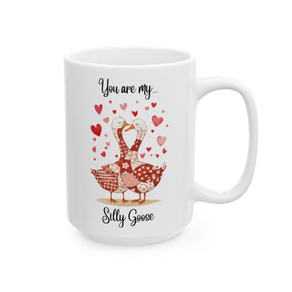 You Are My Silly Goose Mug with Heart Design