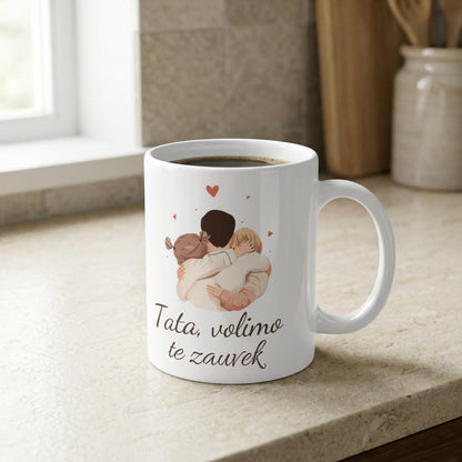 Tata Volimo Te Zauvek Heartwarming Mug for Dad