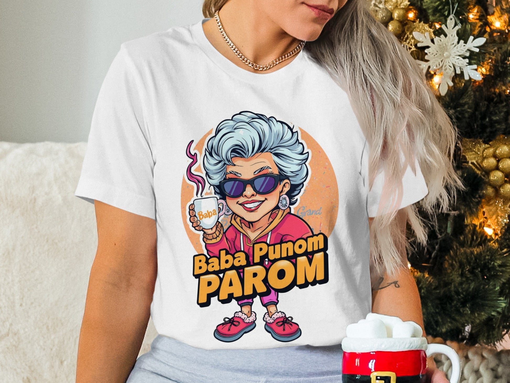 Baba Punom Parom Graphic Tee for Trendsetting Holiday