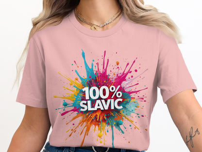 100% SLAVIC Colorful Paint Splash Artistic product type