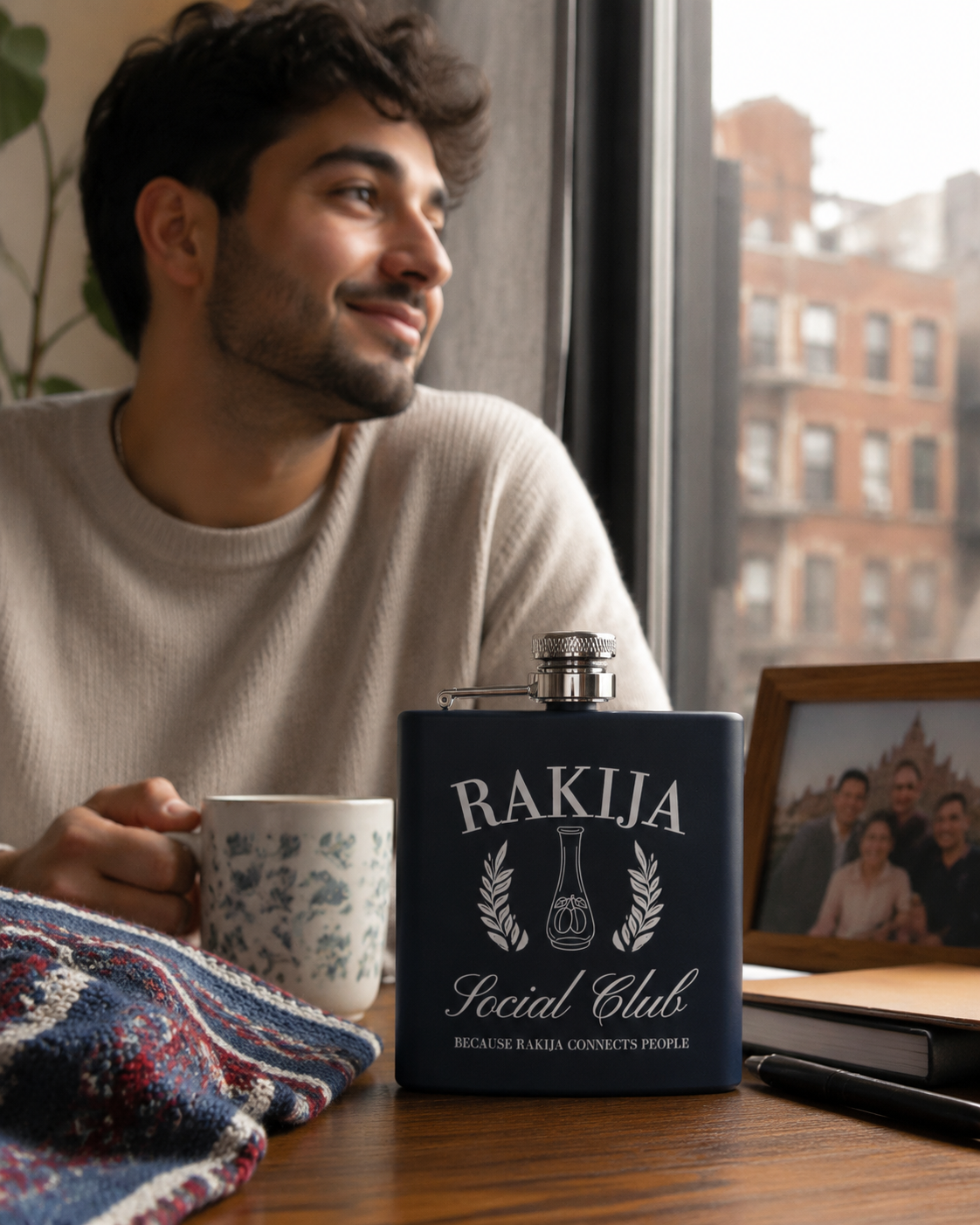 Rakija Social Club Unique Design Flask