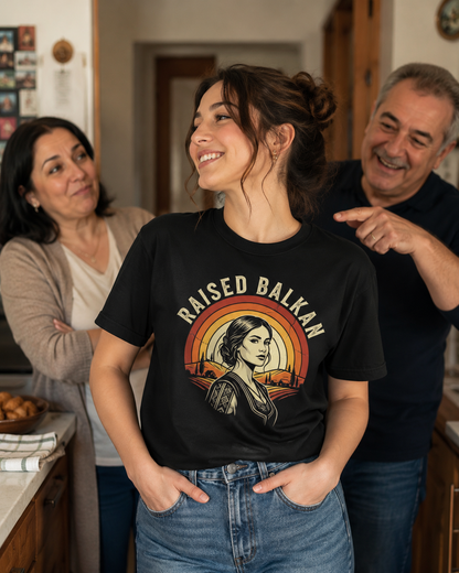 Raised Balkan Heritage Women's T-Shirt
