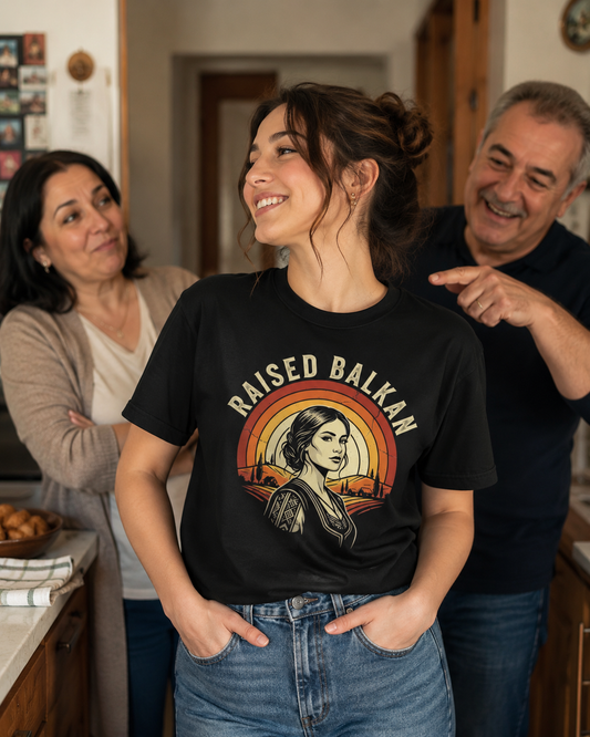 Raised Balkan Heritage Women's T-Shirt