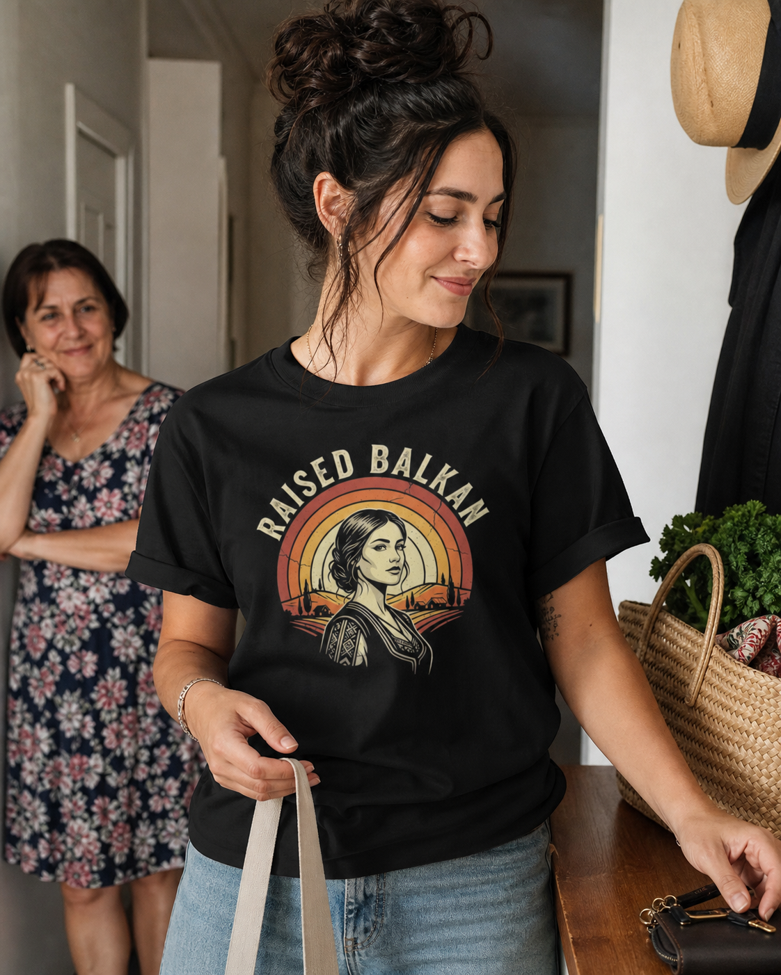 Raised Balkan Heritage Women's T-Shirt