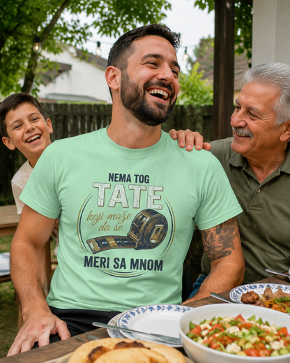 No Dad Measures Up Graphic T-Shirt
