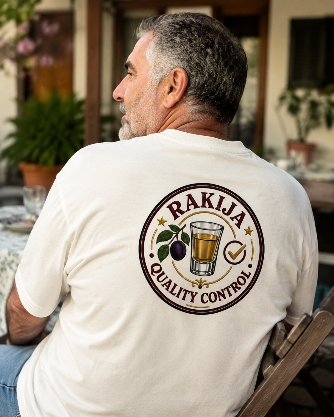Rakija Quality Control Vintage Tee