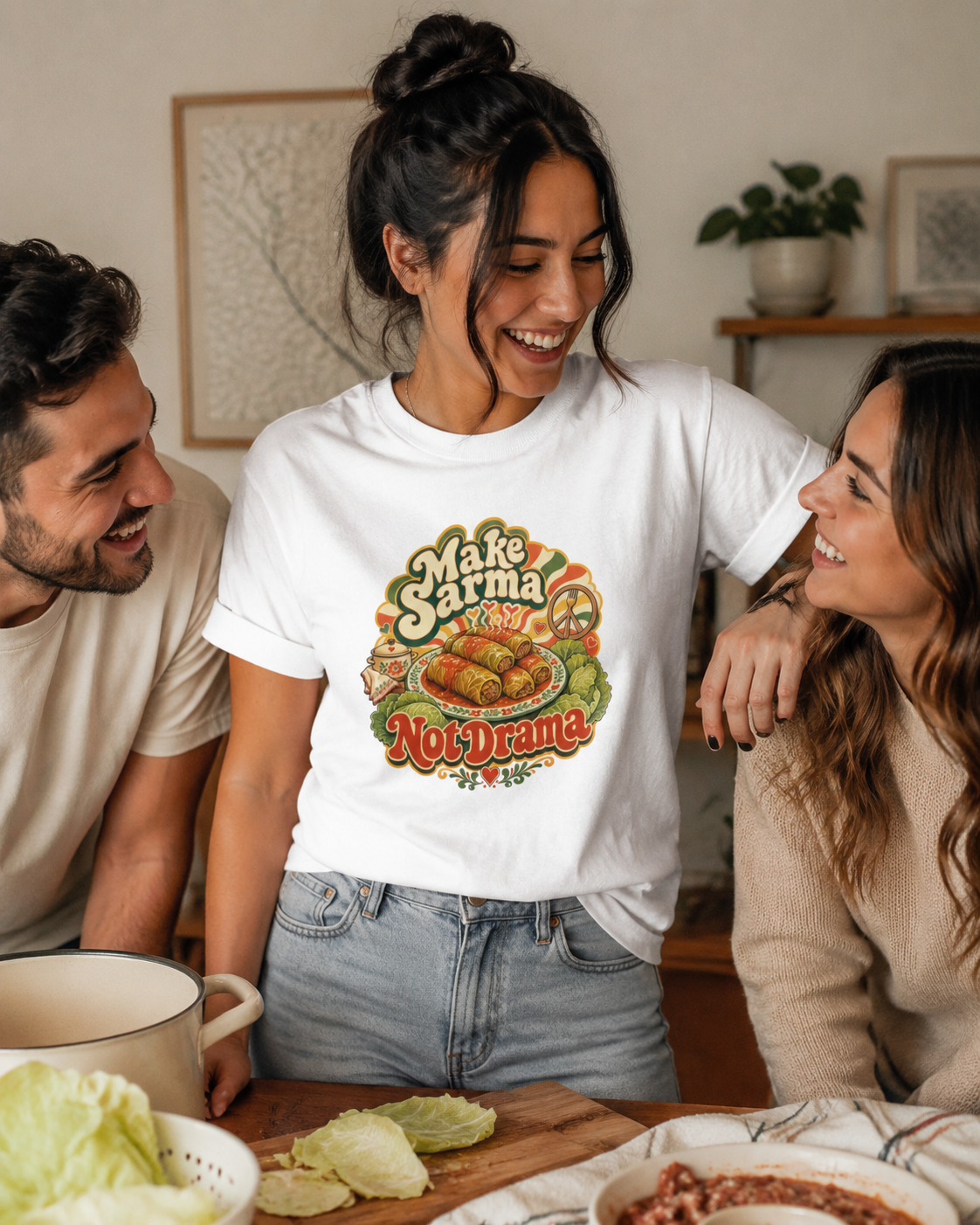 Make Sarma Not Drama Retro T-Shirt