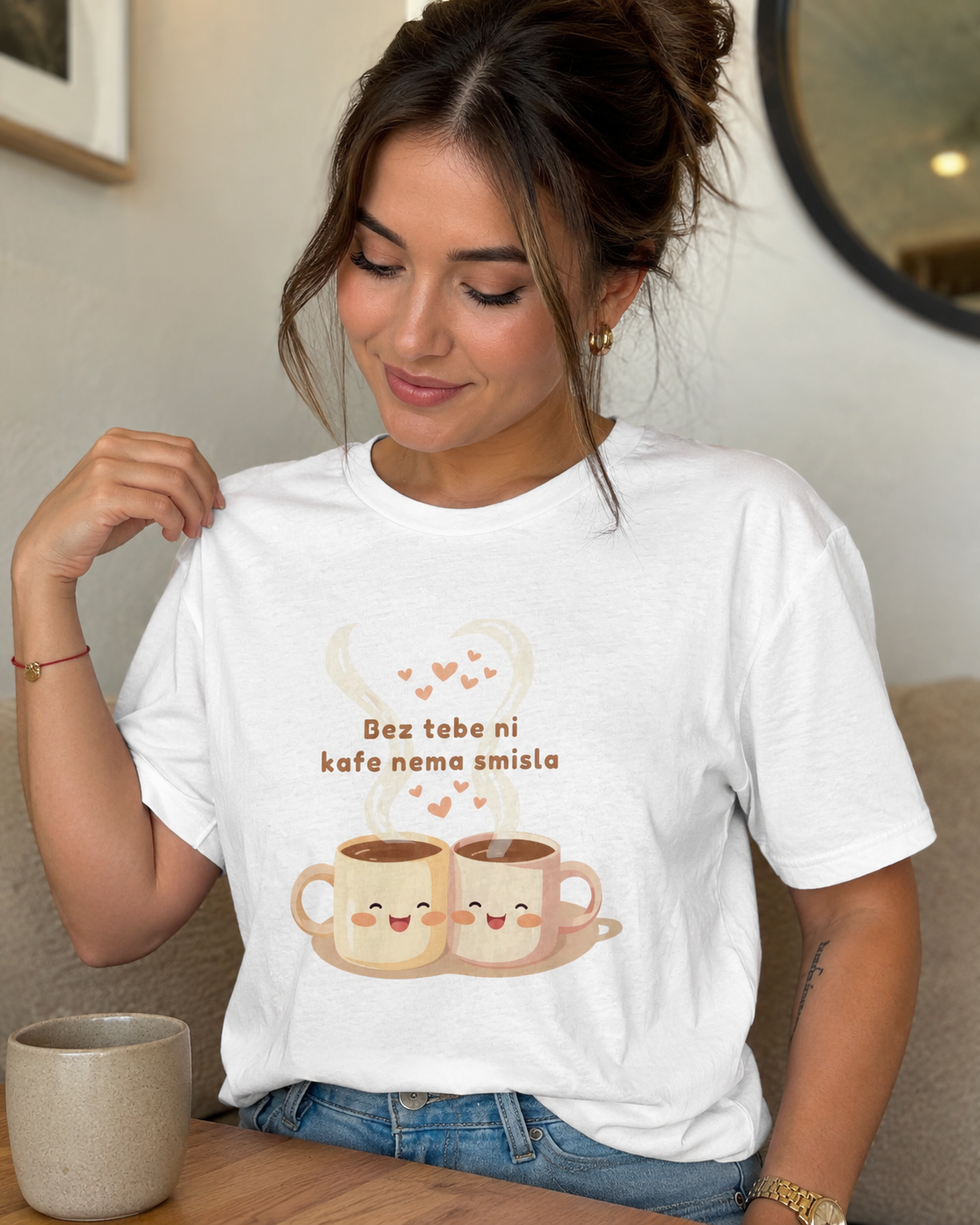 Bez Tebe Ni Kafe Nema Smisla T-shirt